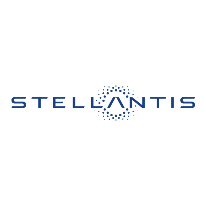 Stellantis Logo Blue Square